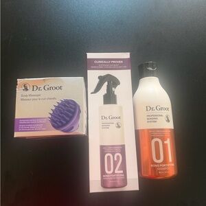 Dr. Groot Hair Care Trio with Scalp Massager